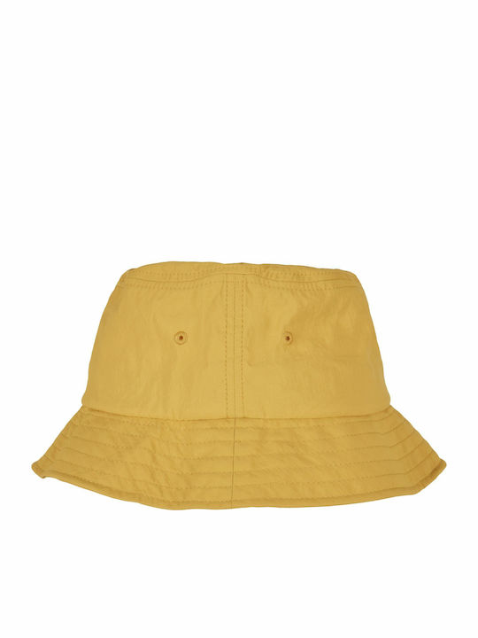 Flexfit Υφασμάτινo Ανδρικό Καπέλο Στυλ Bucket Κίτρινο