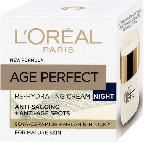L'Oreal Paris Dermo-Expertise Rich Κρέμα Προσώπου Νυκτός για Ενυδάτωση, Αντιγήρανση & Σύσφιξη με Κολλαγόνο & Πεπτίδια 50ml