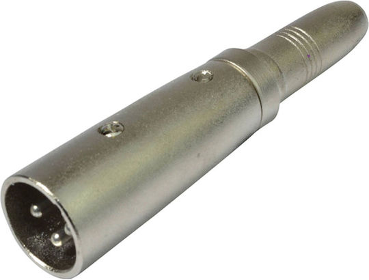 Cobra Converter XLR male to 6.3mm female Silver 1pcs CKX-019