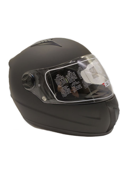 Faseed FSD 807 Black Matt Motorradhelm Volles Gesicht