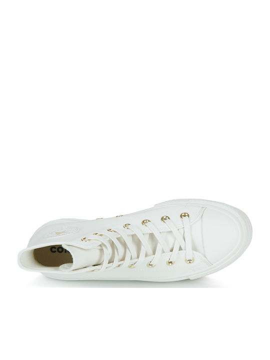 Chuck Taylor All Star Lift Flatforms Boots Mono White