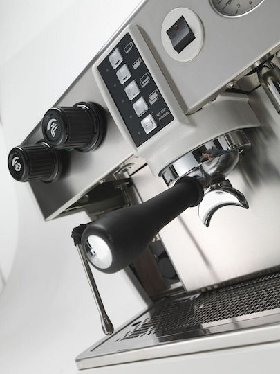 Wega Atlas W01 EVD черен металик Професионална Еспресо Машина с 2 Група Р74xД57xВ52см