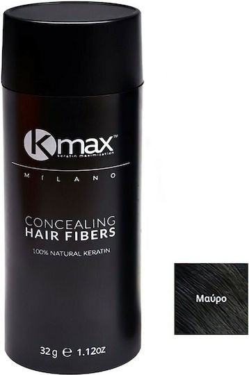 Kmax Milano Hair Thinning Coverage Fibers with Keratin Hair Fibers Economy 32g