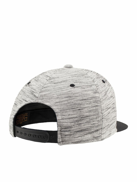 6089SC Men's Snapback Cap Black/Grey