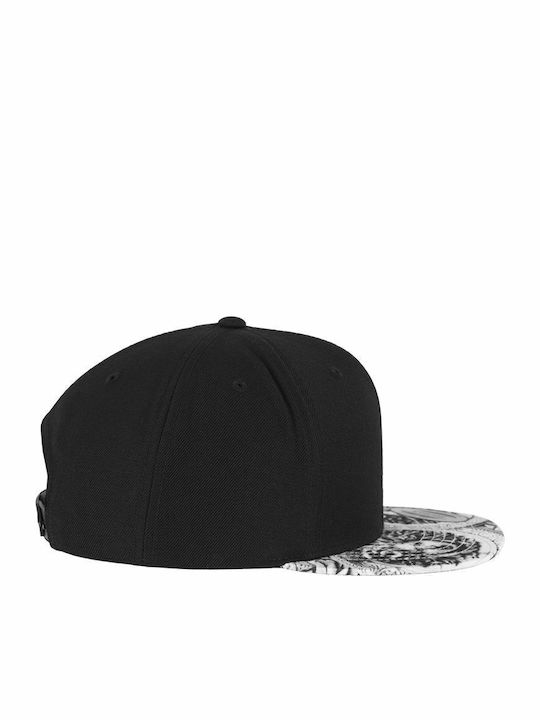 Sun King 6089SK Men's Snapback Cap Black/White