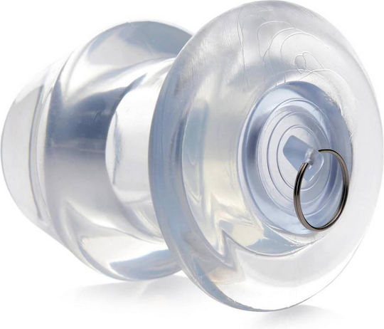 Master Series Ass Bung Clear Hollow Anal Plug XLarge Transparent