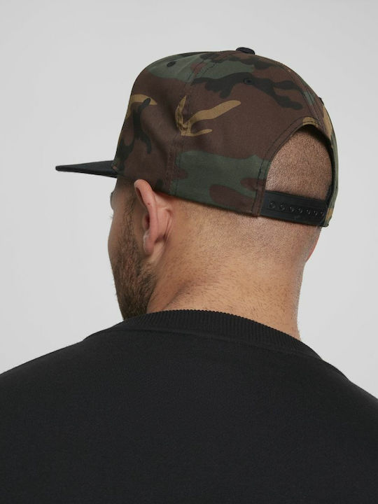 6089TC Ανδρικό Jockey με Ίσιο Γείσο Camo/Black Camo