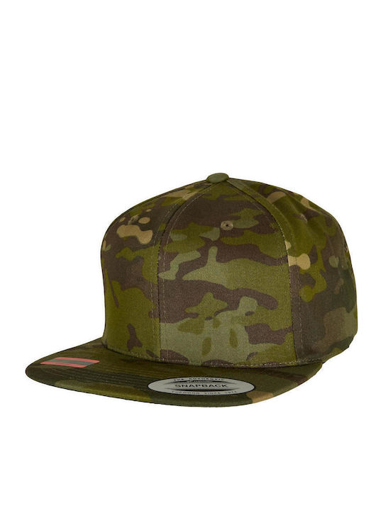 6089MC Jockey mit geradem Schirm Tropic Camo