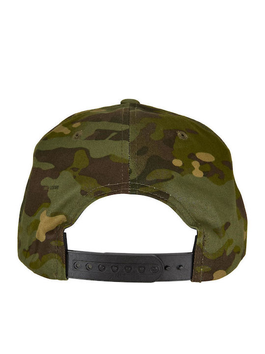 6089MC Jockey mit geradem Schirm Tropic Camo