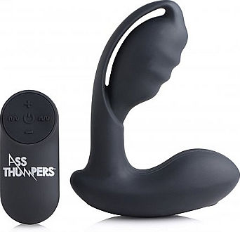 XR AT Power P-Stim 7X Hollow Prostate Plug in Schwarz Farbe