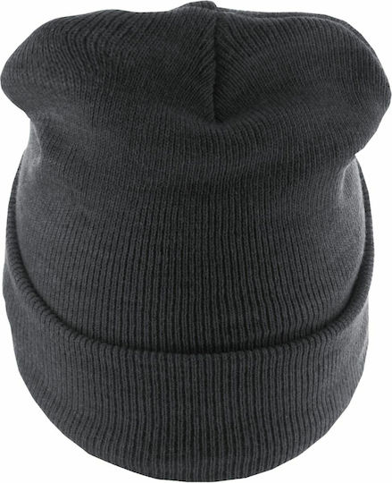 10489 Beanie Beanie Knitted Heather Charcoal