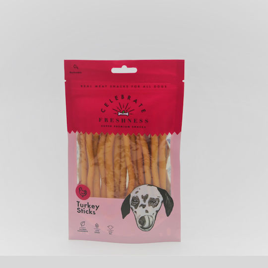 Celebrate Freshness Delicii în formă de baston pentru câini Dietetic cu puține cereale cu Curcan 100gr 84055