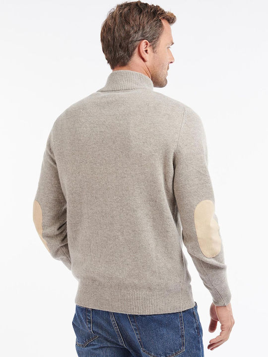 Barbour Men's Long Sleeve Sweater with Buttons Beige