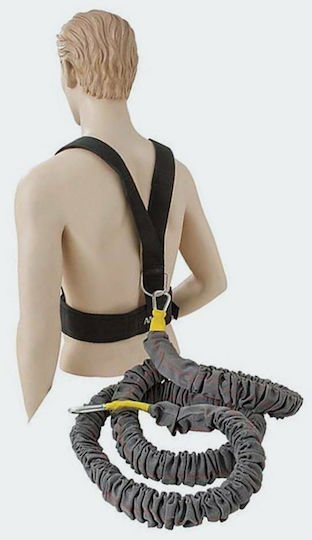 AMILA Widerstandsbänder Gymtube Licht Gray mit Riemen 5m