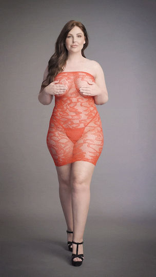 Le Désir Sexy Kleid Stern-Strass-Kleid Rotes