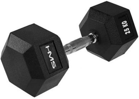 HMS Hex Pro Βαράκι Εξάγωνο Λαστιχένιο 1 x 25kg