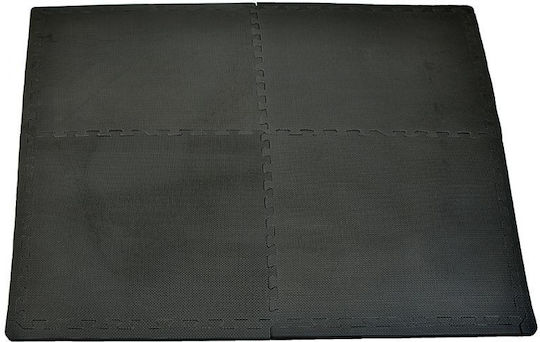 Profit Podele Puzzle de Gimnastică Negre 61x61x1.2cm 4buc
