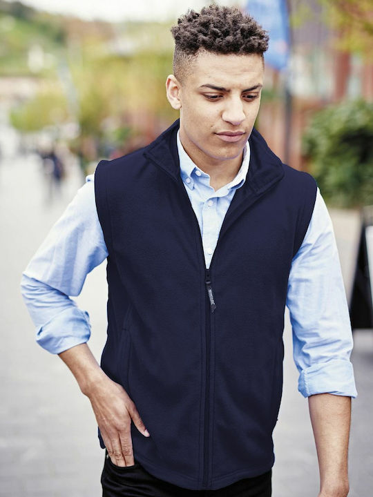 Bodywarmer Мъжка Флийс Яке с Цип Тъмносиня