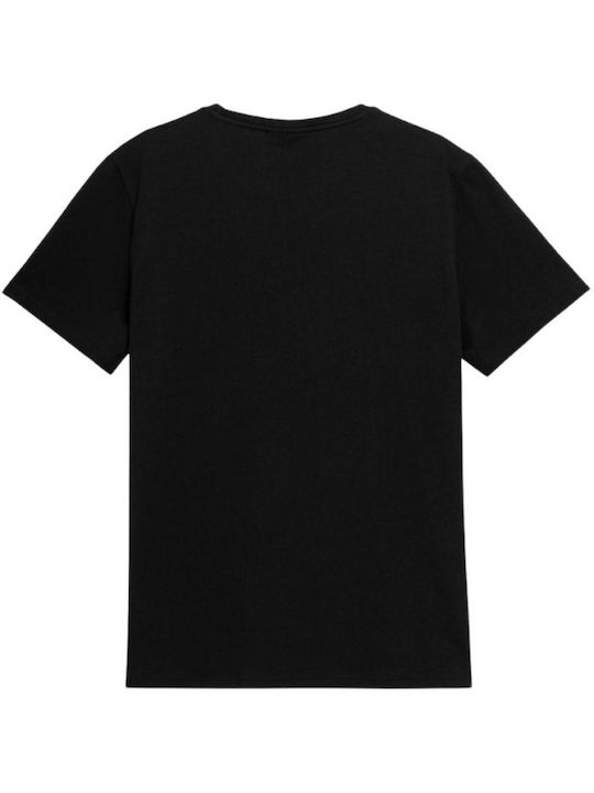 Outhorn T-shirt Bărbătesc cu Mânecă Scurtă Negru