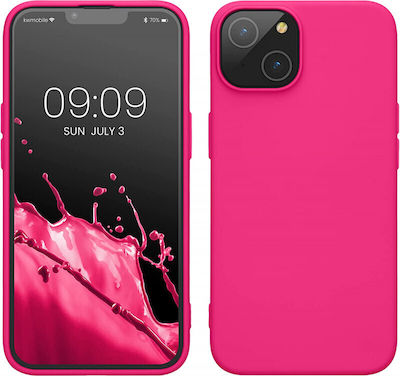 KWmobile Rubberized Back Cover Σιλικόνης Neon Pink (iPhone 14)