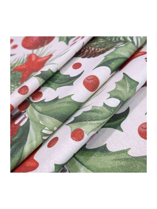 Viopros Christmas Tablecloth Fabric Multicolour L280xW140cm.