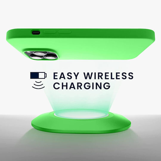 KWmobile Back Cover Silicon Lime Green (iPhone 14 Pro)