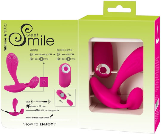 You2Toys Mini Δονητής G-Spot με Απομακρυσμένο Έλεγχο RC C- & G-Spot Vibrator 11cm Pink