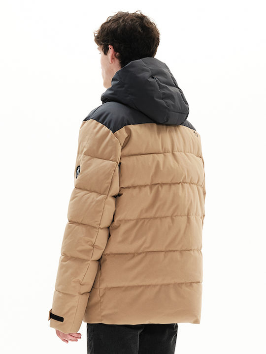 Winter Jacket Puffer Beige/Ebony