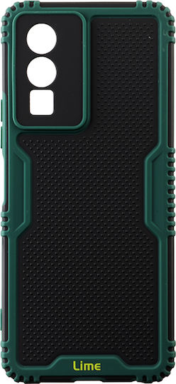 Lime Armadillo Camera Guard Back Cover Plastic Green (Vivo Y76 5G)