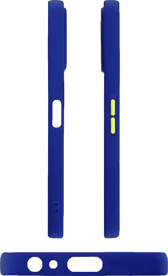 Lime Hardshell Camera Guard Задна корица Пластмаса / Силикон Blue with Yellow Keys ( Realme C31)