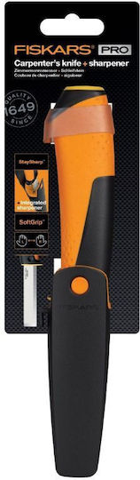 Fiskars Fiskars Carpenter's Μαχαίρι Πορτοκαλί σε Θήκη