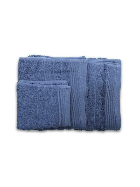 Sunshine Facecloth Χίμπουρι 50x90cm. Blue Weight 500gr/m²