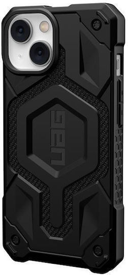 UAG Monarch Pro Magsafe Umschlag Rückseite Aramid Fiber 2mm Kevlar Black (iPhone 14)