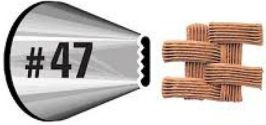 Wilton Καλάθι Ν.47 Μύτη για Κορνέ Ζαχαροπλαστικής Μεταλλική 26047