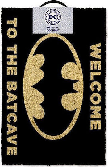 Pyramid International Входен Килим Doormat Welcome To Bat Cave Черен 40x60см GP85174 Черен