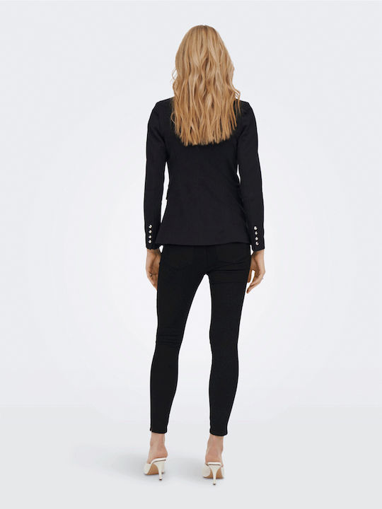 Only Blazer pentru femei Sacou Negru Only Blazer pentru femei Sacou Negru