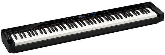 Casio Electric Upright Piano PX-S7000 with 88 Weighted Keys Built-in Speakers and Connection with Headphones and Computer Black