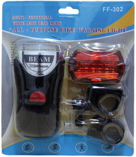 Factory FF-302 Σετ Φώτα Ποδηλάτου