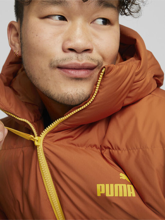 Power Winter Jacket Puffer Brown/Blue/Green