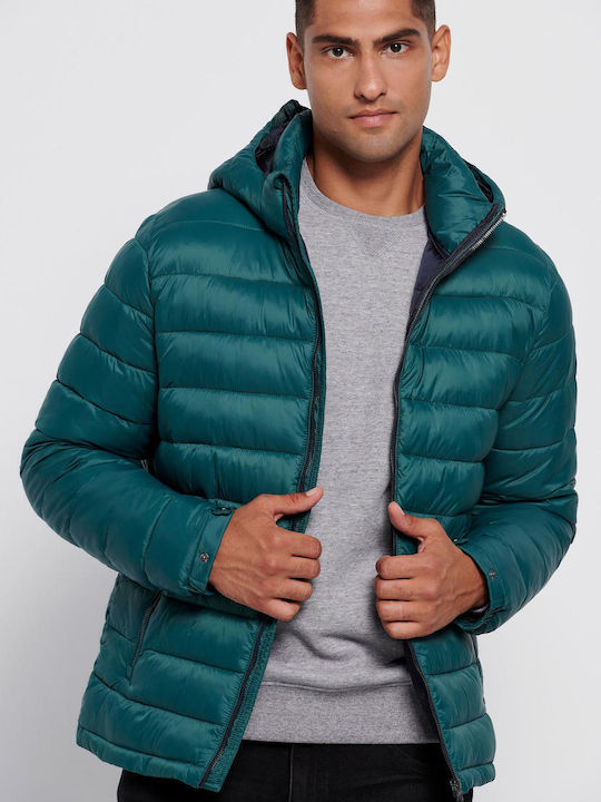 Χειμωνιάτικο Μπουφάν Puffer Ocean Green