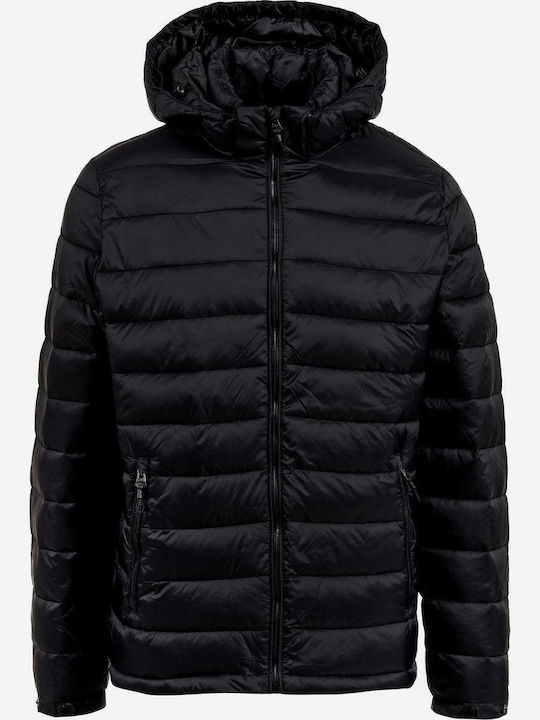Geacă Iarnă Puffer Neagră