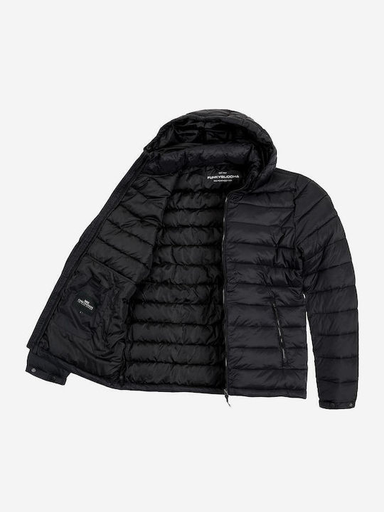 Geacă Iarnă Puffer Neagră