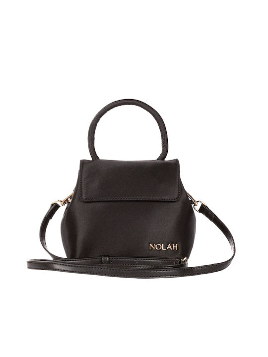 Nolah Satina Women's Bag Shoulder Black Satina Black