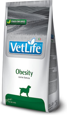 Farmina Vet Life Obesity 12kg Dry Food Diet for Adult Dogs with Chicken and Fish