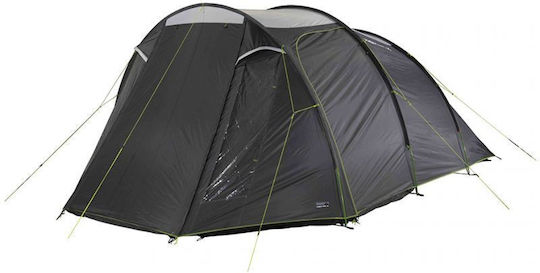 High Peak Ancona 5.0 Camping Tent Tunnel Gray with Double Cloth 4 Seasons for 5 People 300x210x185cm
