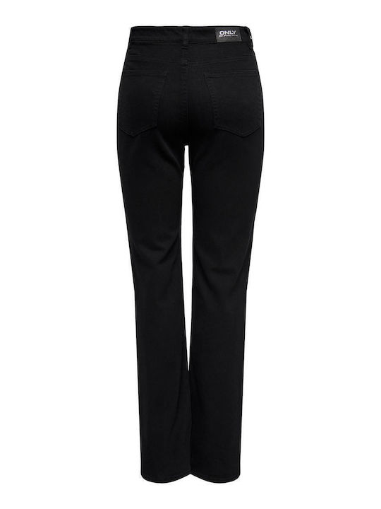 Damenjeans in Gerader Linie Schwarz