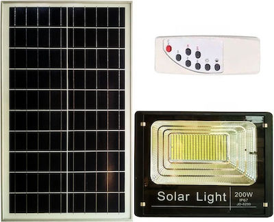 Jortan Ηλιακό Φωτιστικό Δρόμου 400W Ψυχρό Λευκό 6500K με Τηλεχειριστήριο