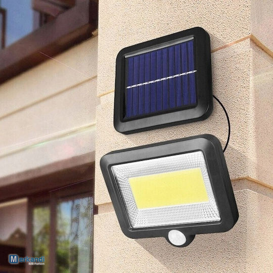 Pals SL-F120 Στεγανός Ηλιακός Προβολέας LED 10W με Αισθητήρα Κίνησης IP44