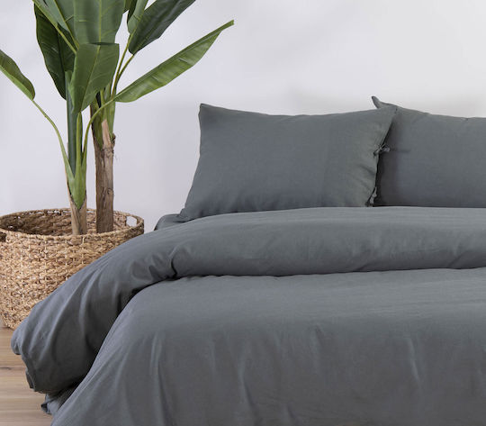 Nef-Nef Homeware Pillowcase Set with Envelope Cover Green 52x72cm.