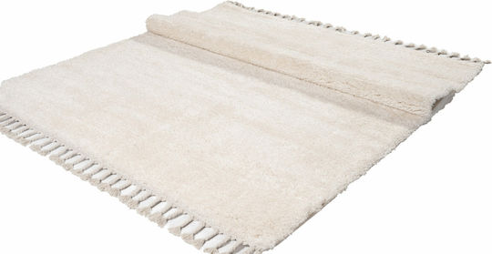 Polcarpet Soft Set Shaggy Covoare pentru dormitor Cream 3buc